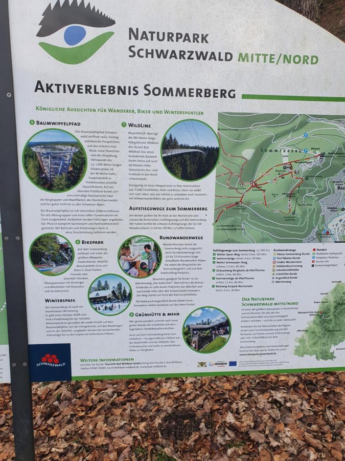 Ferienwohnung Nina Direkt In Zentrum Bad Wildbad Bagian luar foto